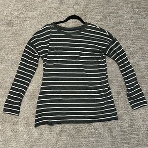 Lou & Grey Striped Sweater with zipper sides